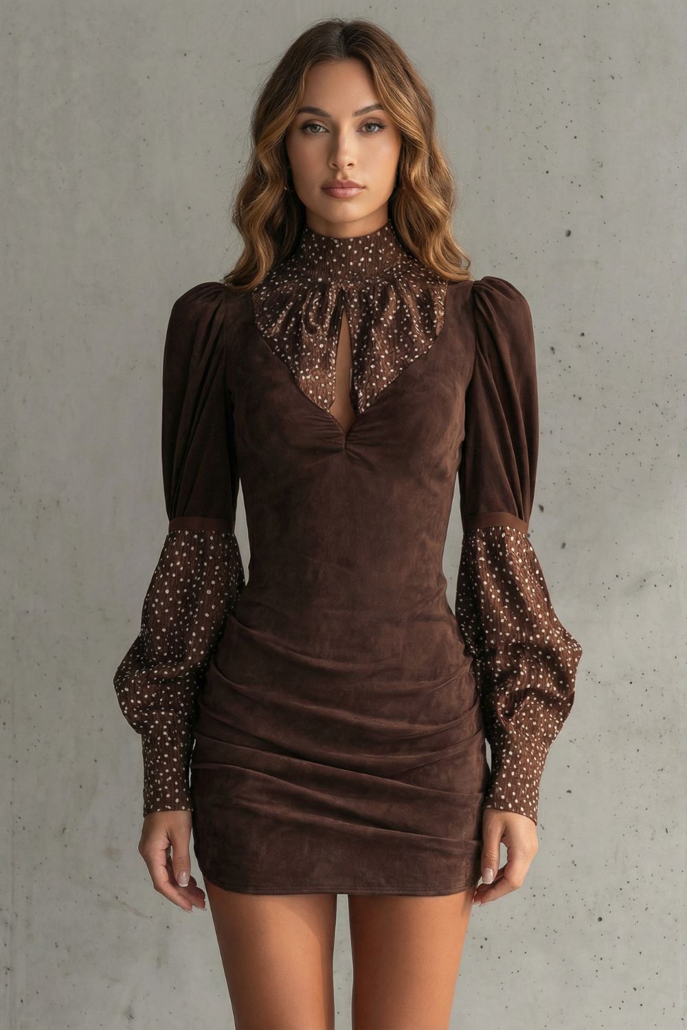 Serelinne – Vintage puff sleeve – Mini dress-10454207201623-ZARA MAE LONDON