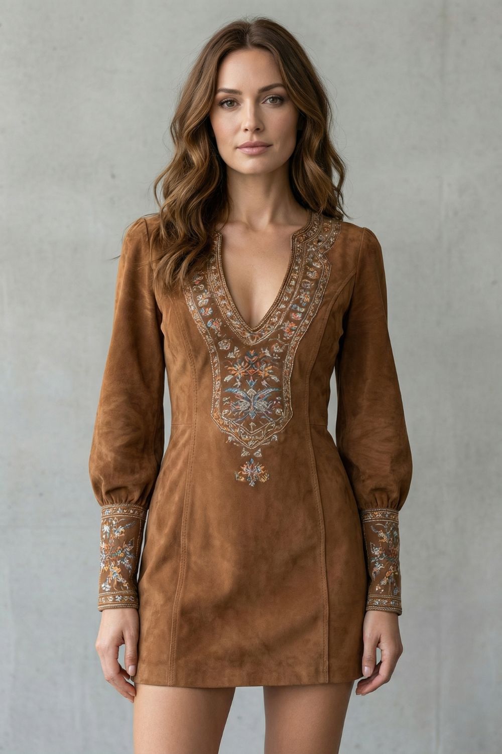 Eliranne – Embroidered detail – Boho mini dress-10452947108183-ZARA MAE LONDON