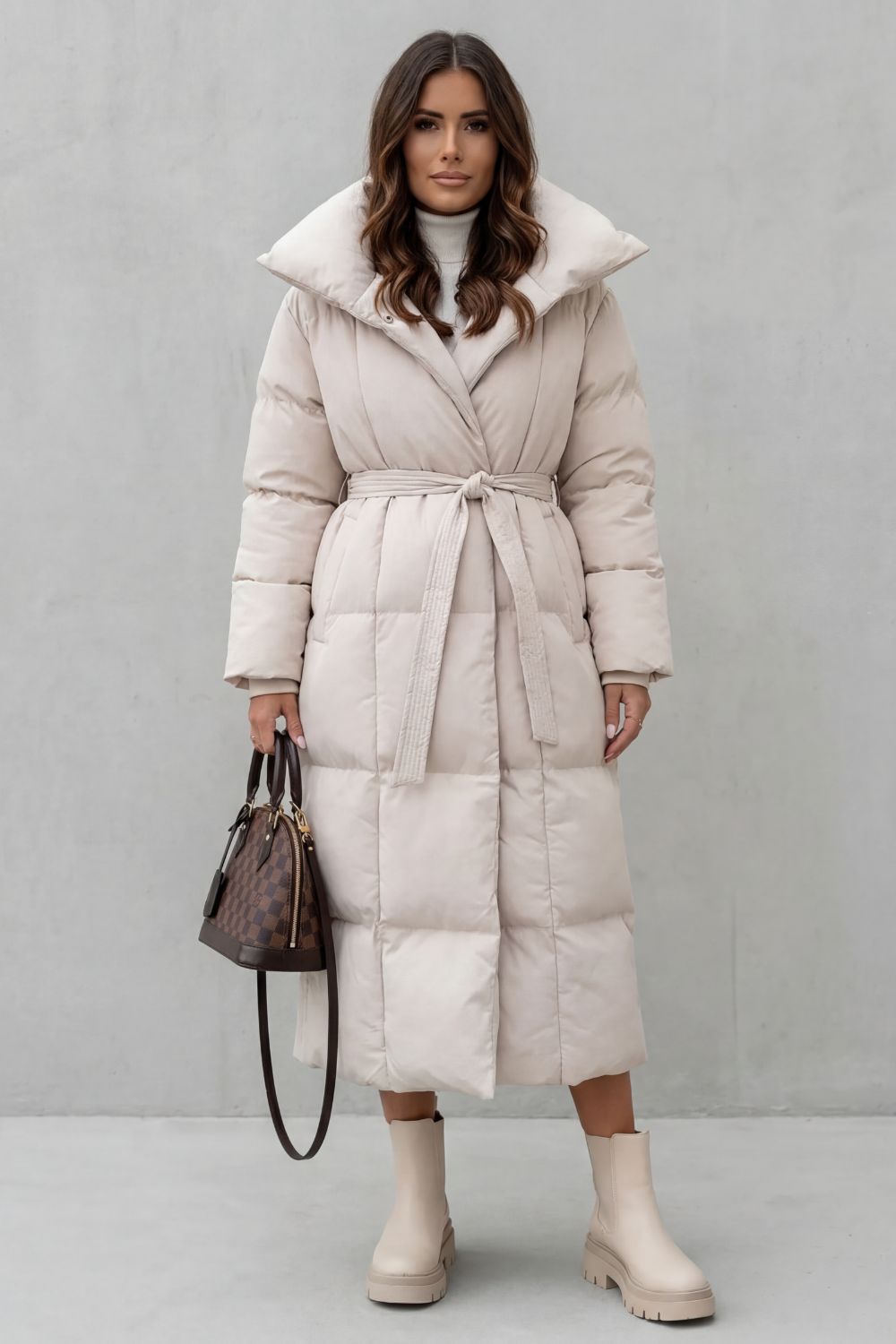 Frescetta – Belted silhouette – Long padded puffer coat-10469890031959-ZARA MAE LONDON