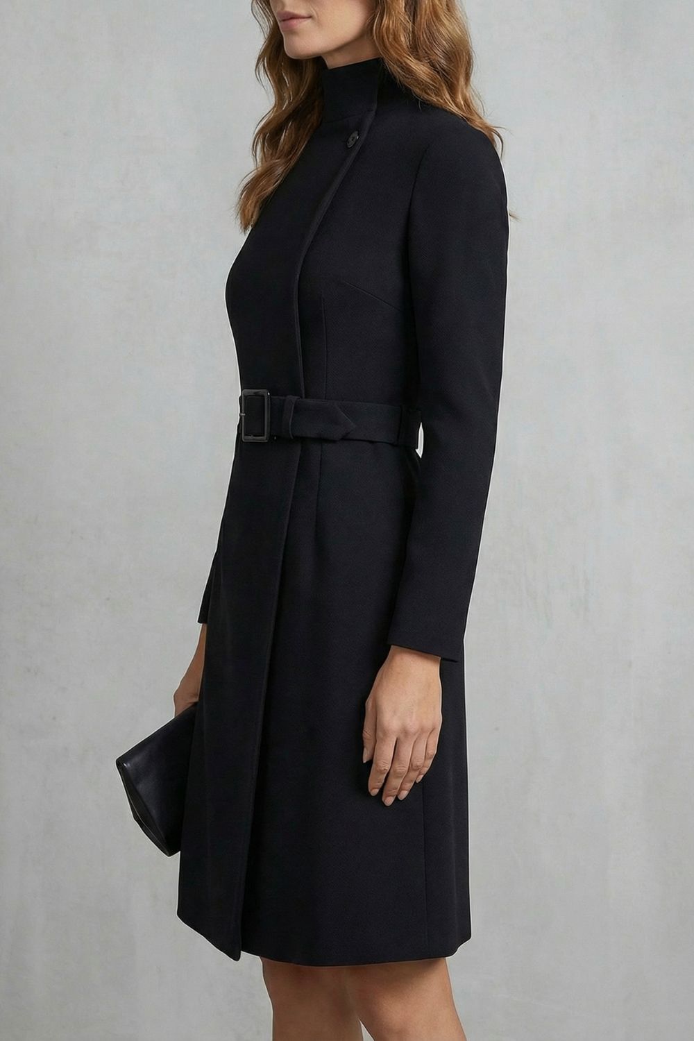 Nivara – Asymmetric belted waist – A-line midi dress-10452988920151-ZARA MAE LONDON