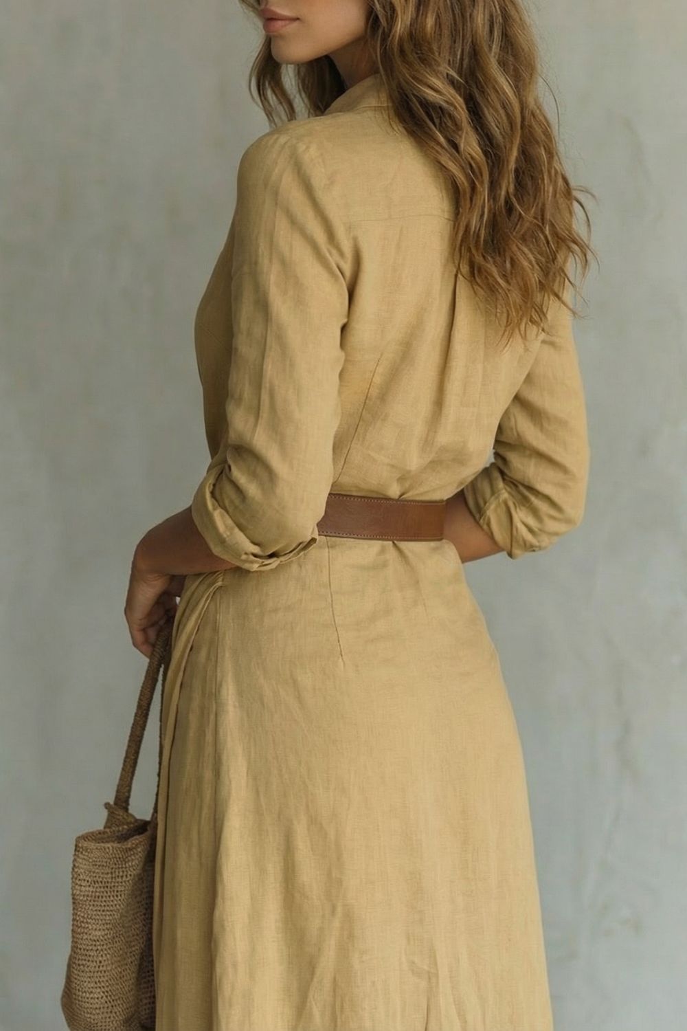 Azura – Button-down wrap dress – Belted maxi dress-10454194815319-ZARA MAE LONDON