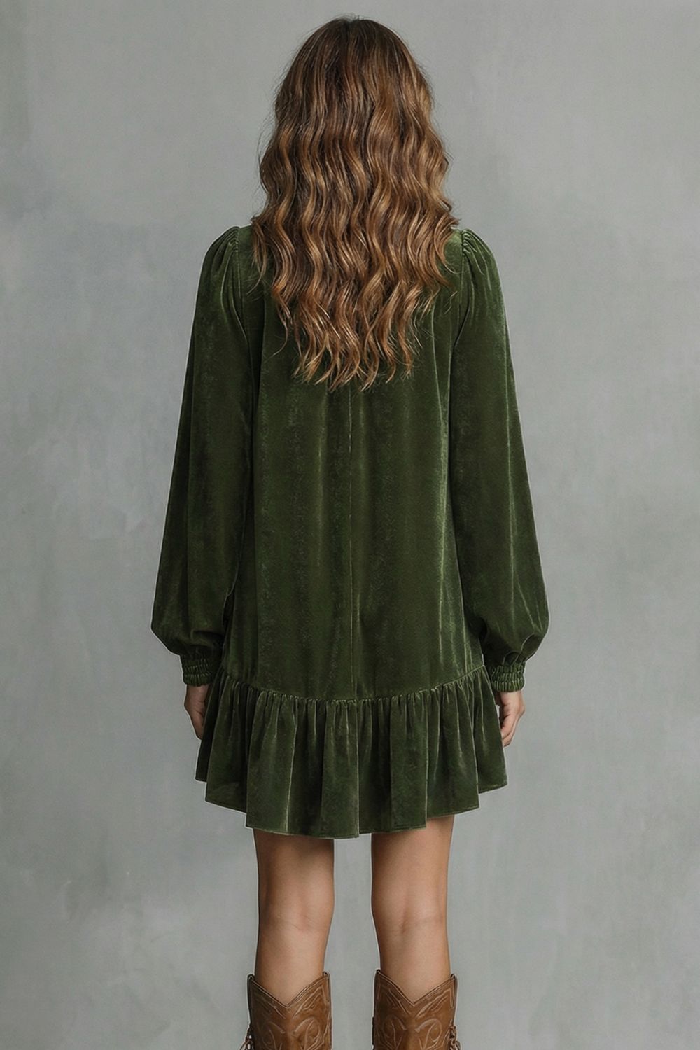 Velézia – Velvet bow detail – Mini dress-10453224227159-ZARA MAE LONDON