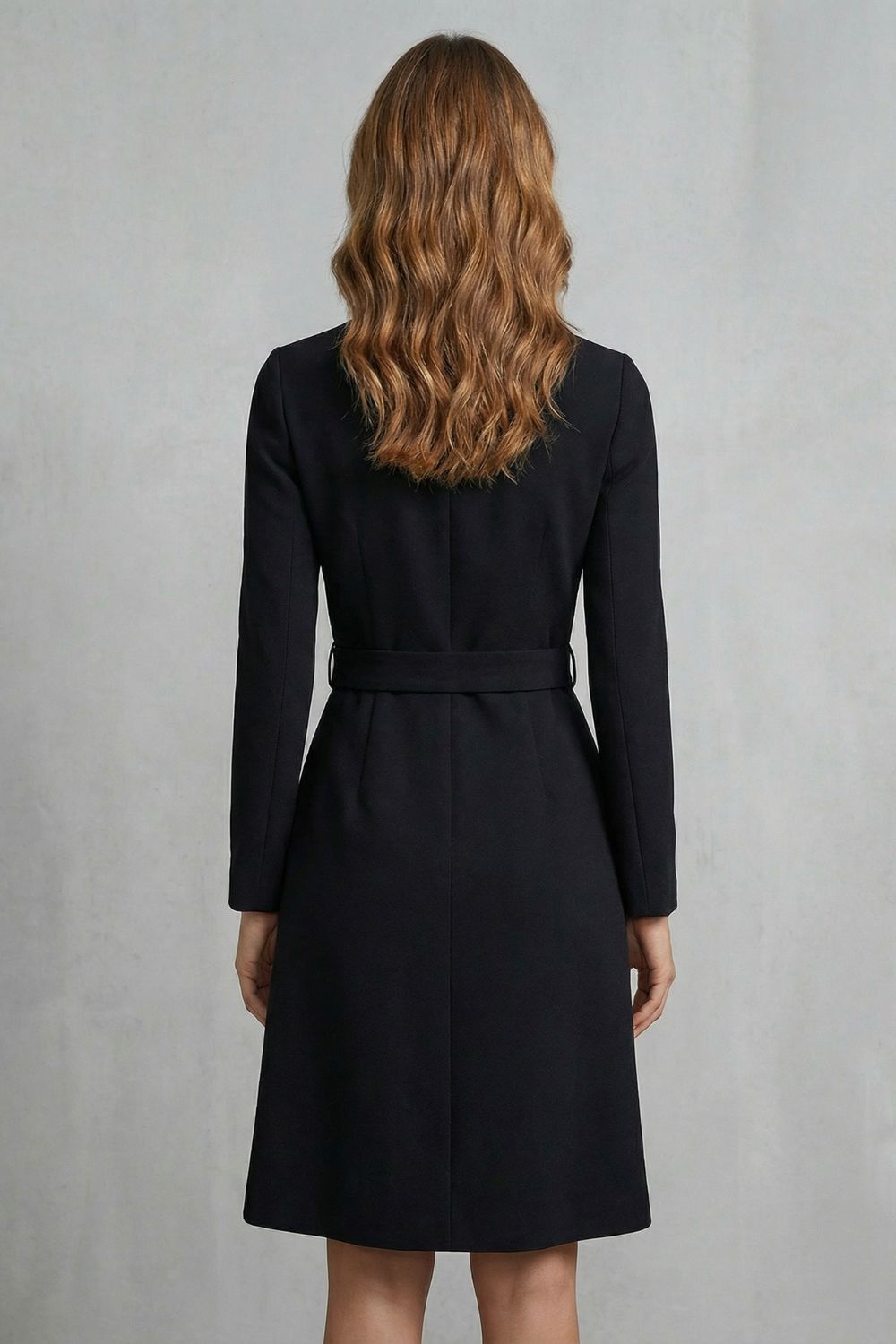 Nivara – Asymmetric belted waist – A-line midi dress-10452988920151-ZARA MAE LONDON