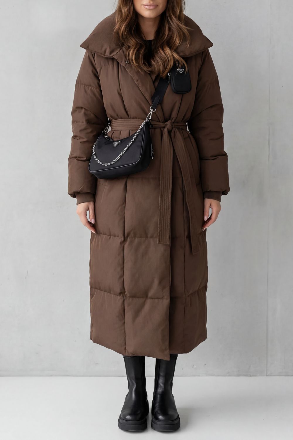 Frescetta – Belted silhouette – Long padded puffer coat-10469890031959-ZARA MAE LONDON