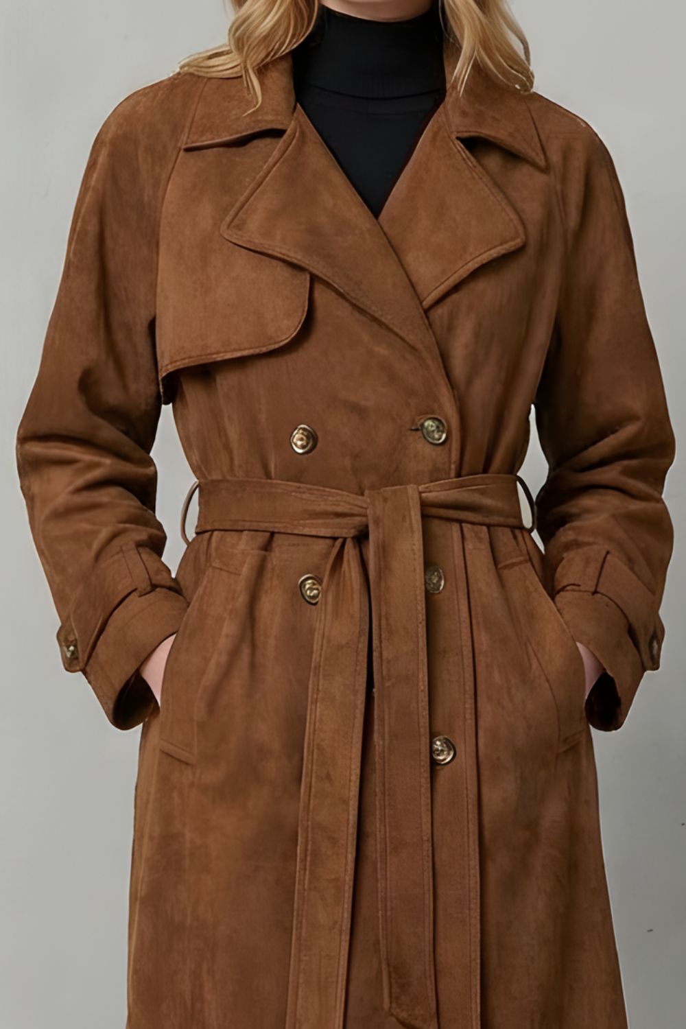Velloré – Suede elegance – Trench coat-10468756783447-ZARA MAE LONDON