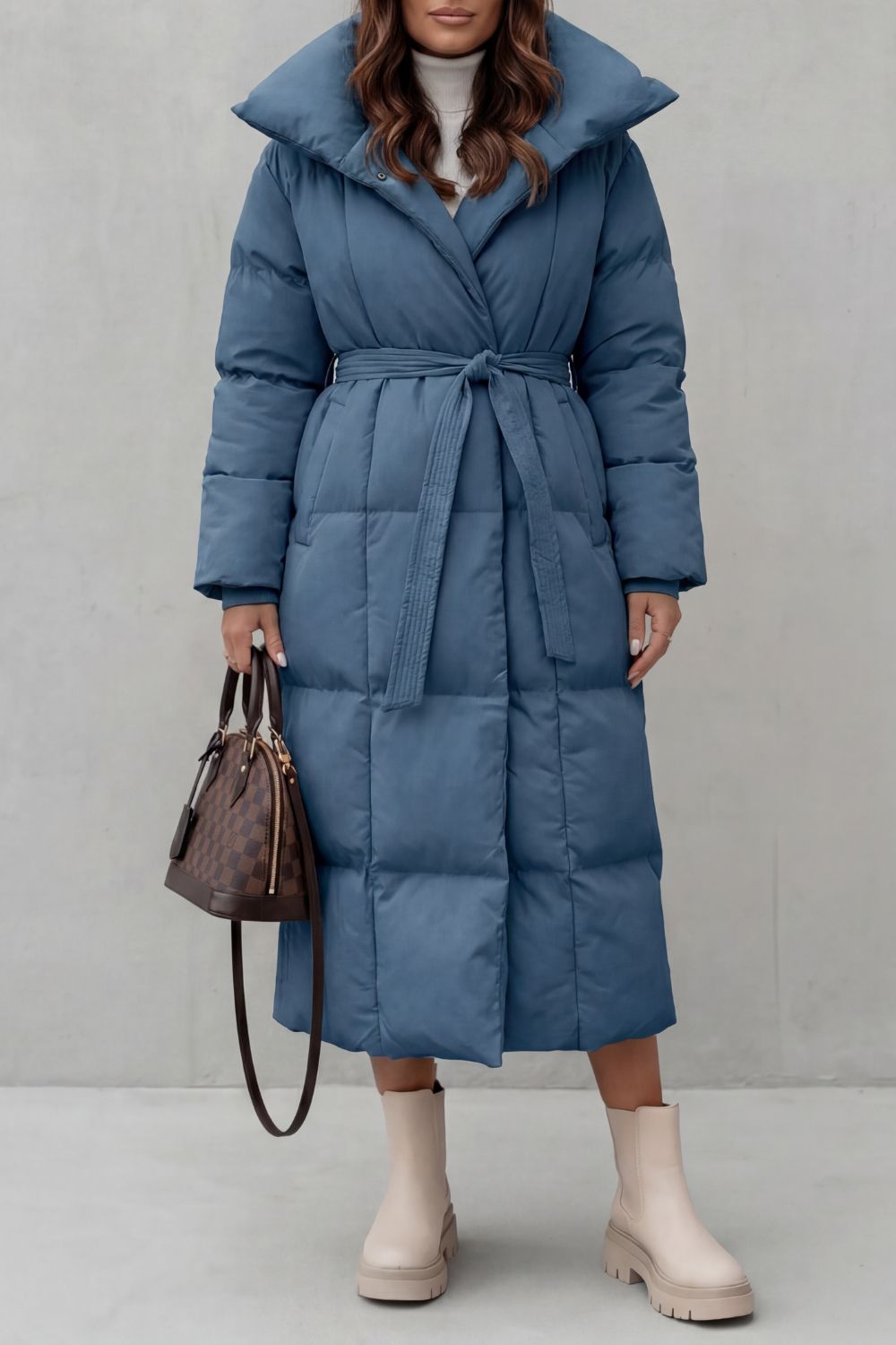 Frescetta – Belted silhouette – Long padded puffer coat-10469890031959-ZARA MAE LONDON