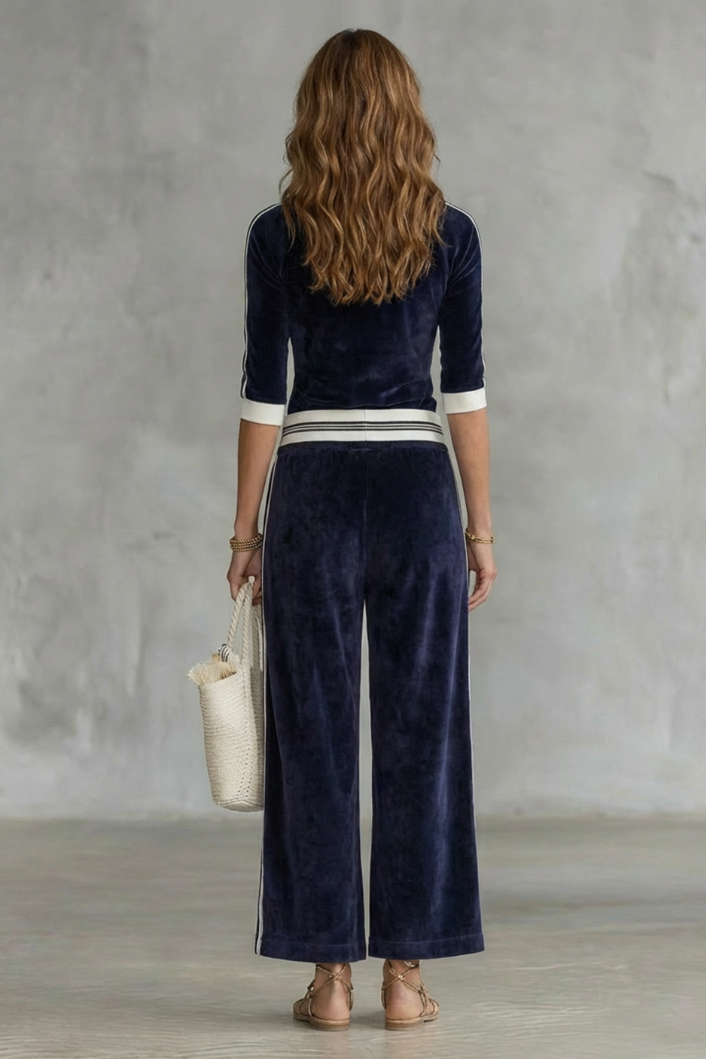 Alix Set – Luxe velour track co-ord with zip-up top & wide-leg pants-10508111413591-ZARA MAE LONDON