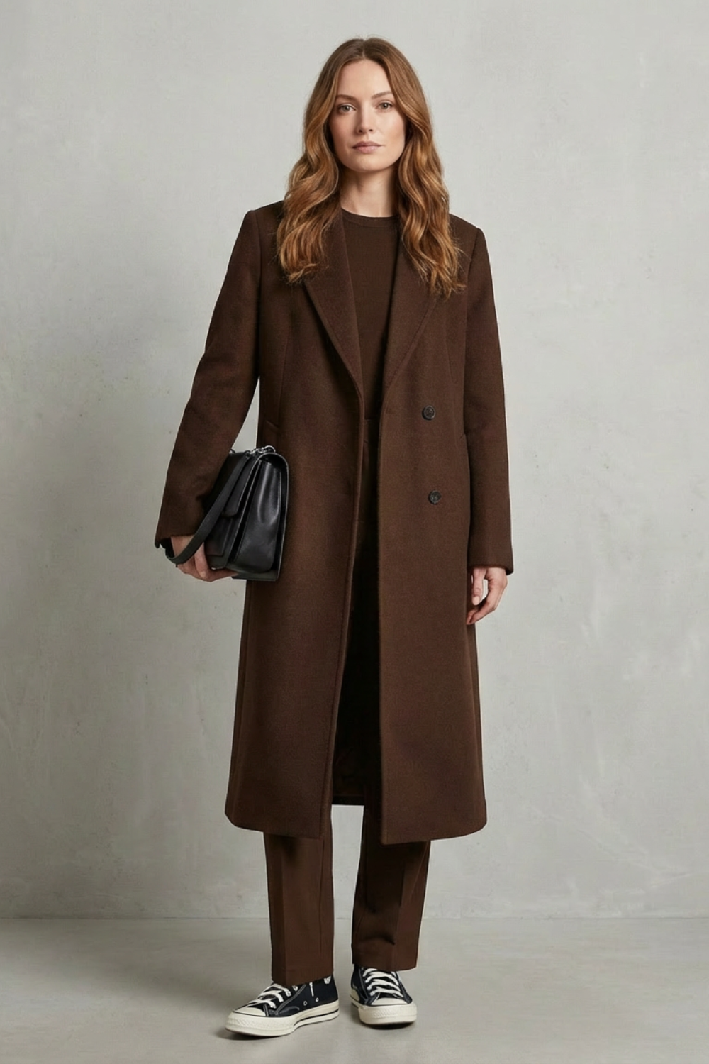 Avenza – Herringbone weave – Hepburn wool overcoat-10494041555287-ZARA MAE LONDON