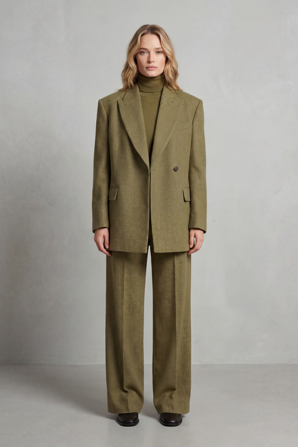 Brenda – Timeless Tailored Set – Structured Blazer & Wide-Leg Trouser-10490774880599-ZARA MAE LONDON