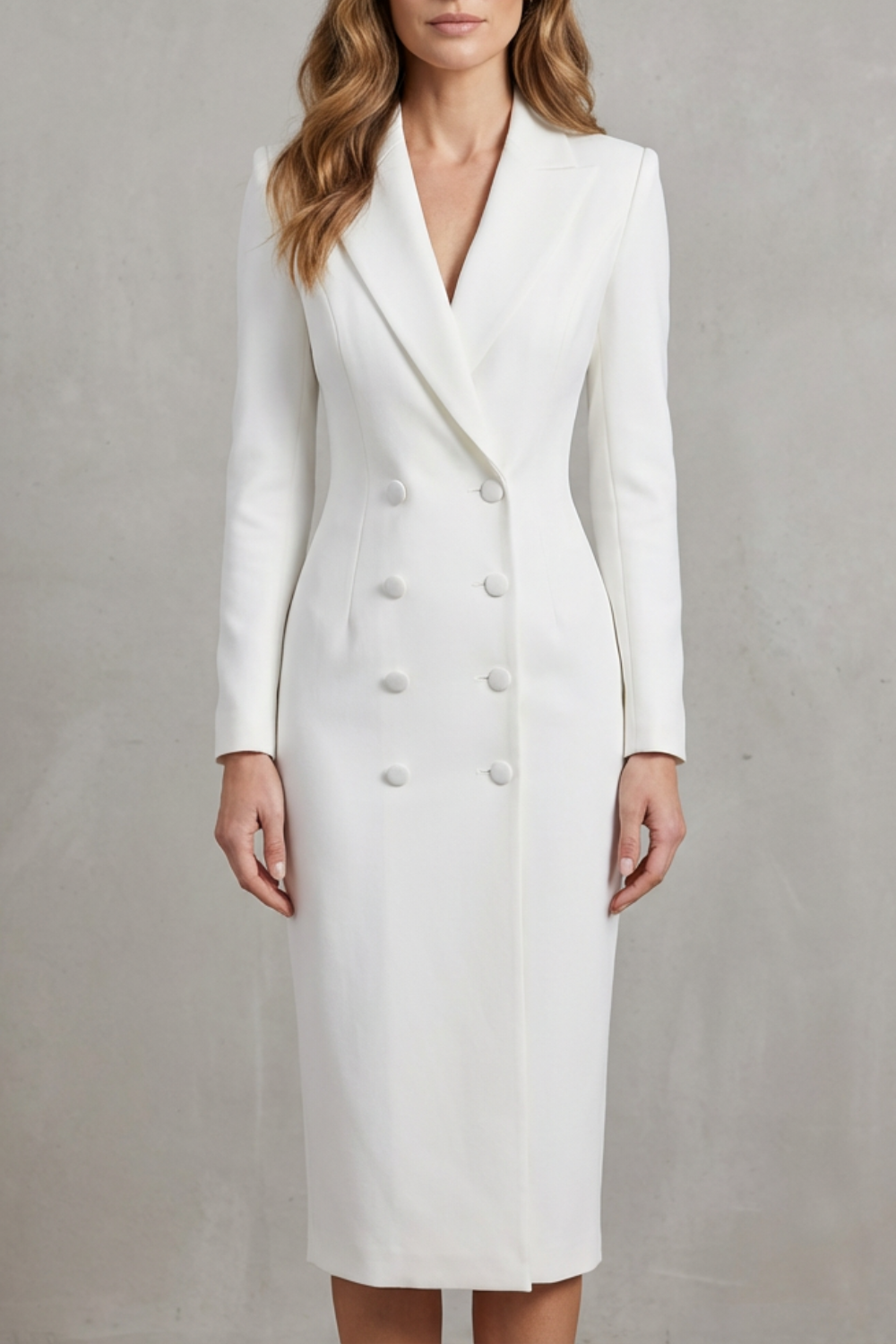 Celeste – Double-Breasted Blazer Dress – Executive Elegance for Power Dressing-10494058332503-ZARA MAE LONDON