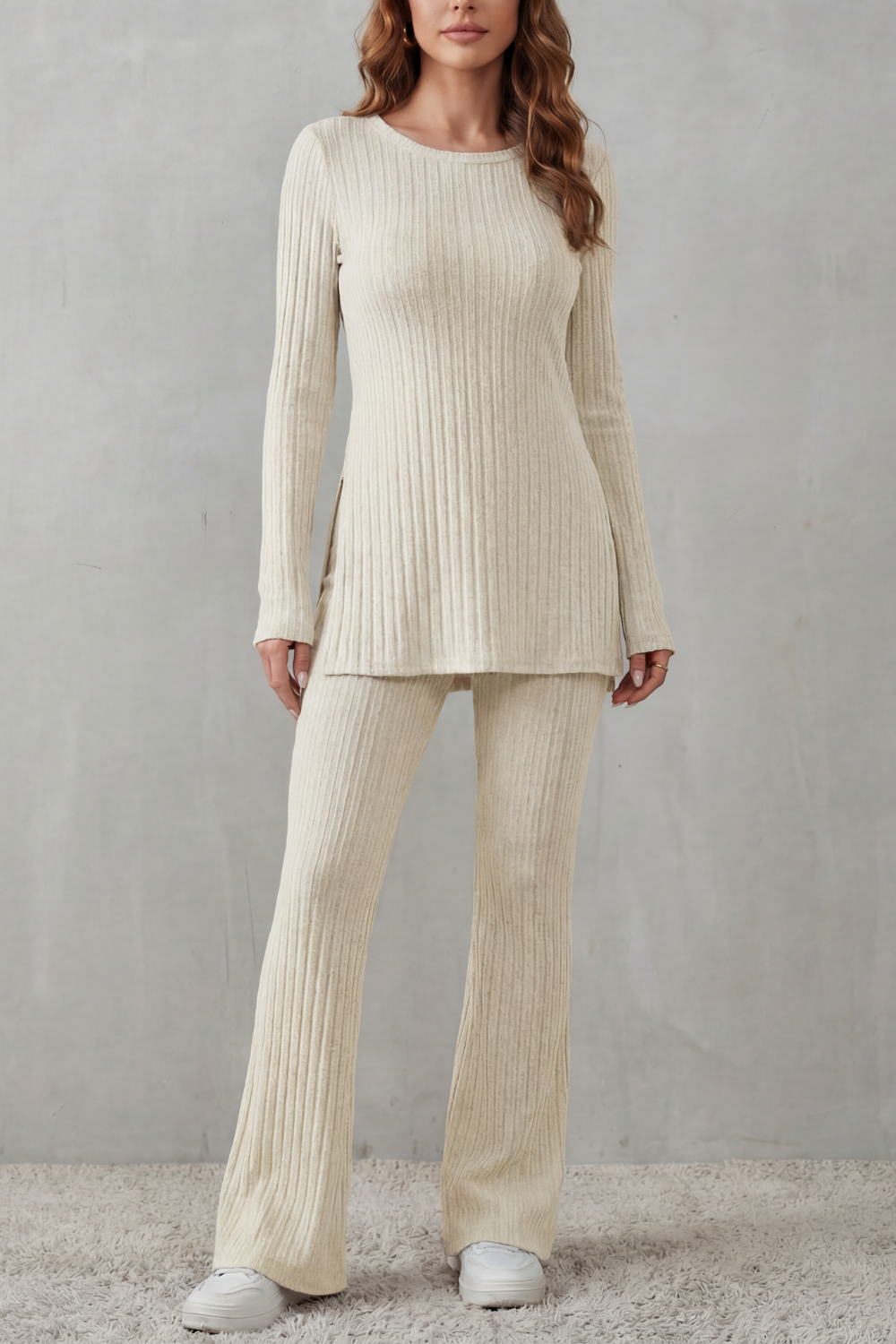Elisianne – Ribbed elegance – Knit lounge set-10486843998551-ZARA MAE LONDON