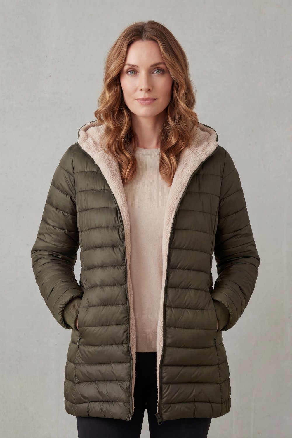 Ellavue – Sherpa lined comfort – Hooded puffer jacket-10469896749399-ZARA MAE LONDON
