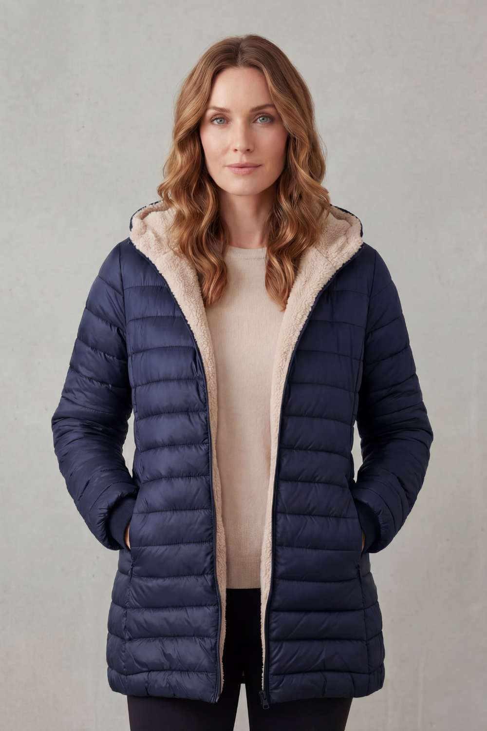 Ellavue – Sherpa lined comfort – Hooded puffer jacket-10469896749399-ZARA MAE LONDON
