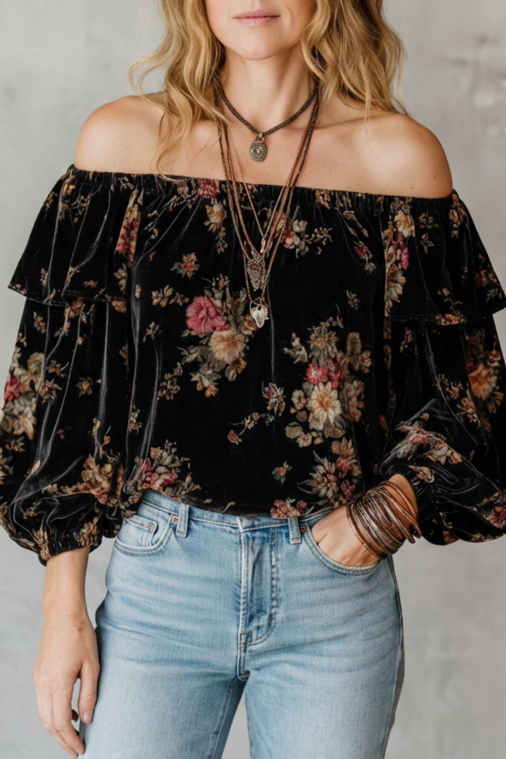 Florézia – Vintage bloom – Velvet floral tops collection-10497643479383-ZARA MAE LONDON