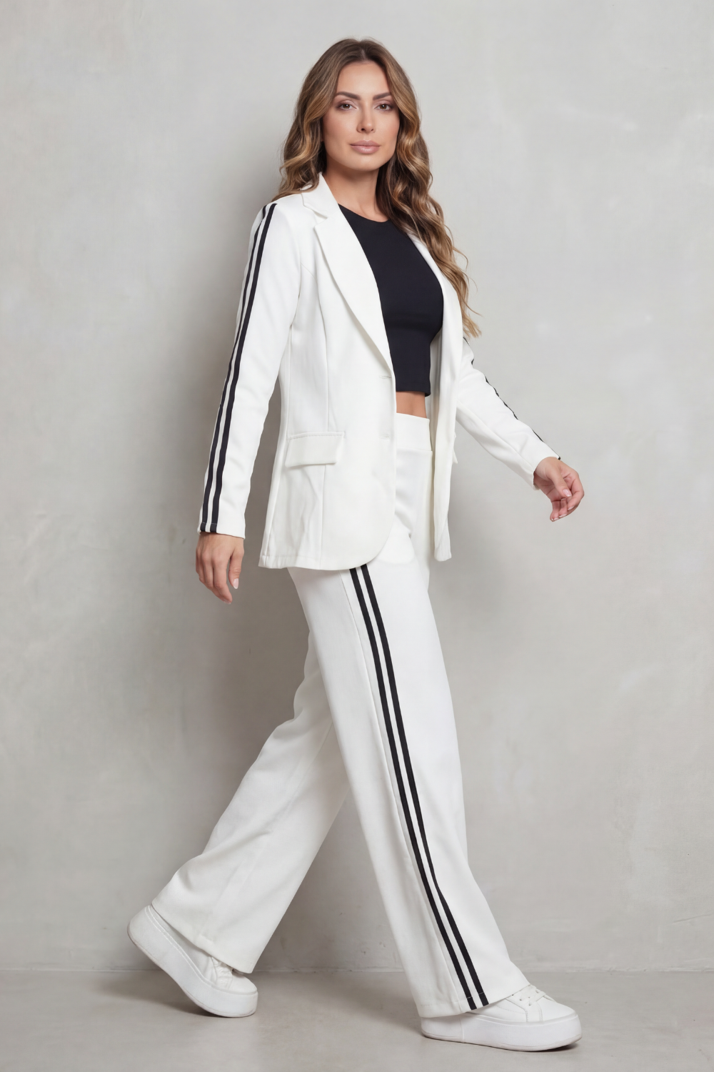 Ishie – Stripe detail – Sporty elegance set-10490768785751-ZARA MAE LONDON