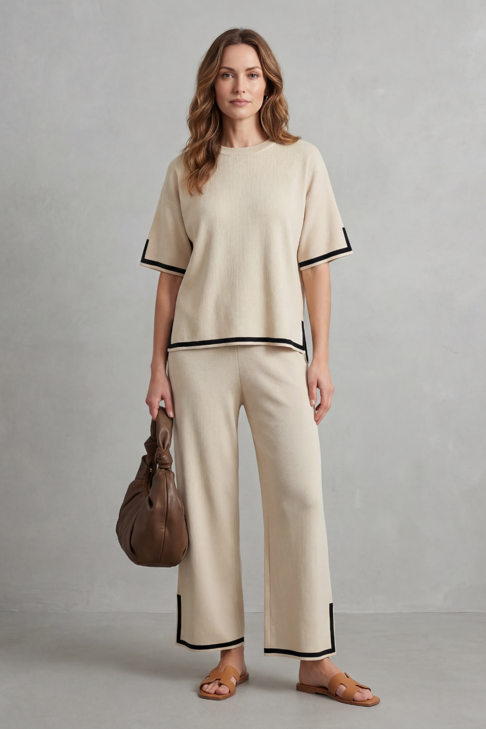 Jeah – Chic Contrast Trim – Lounge Set-10490774651223-ZARA MAE LONDON