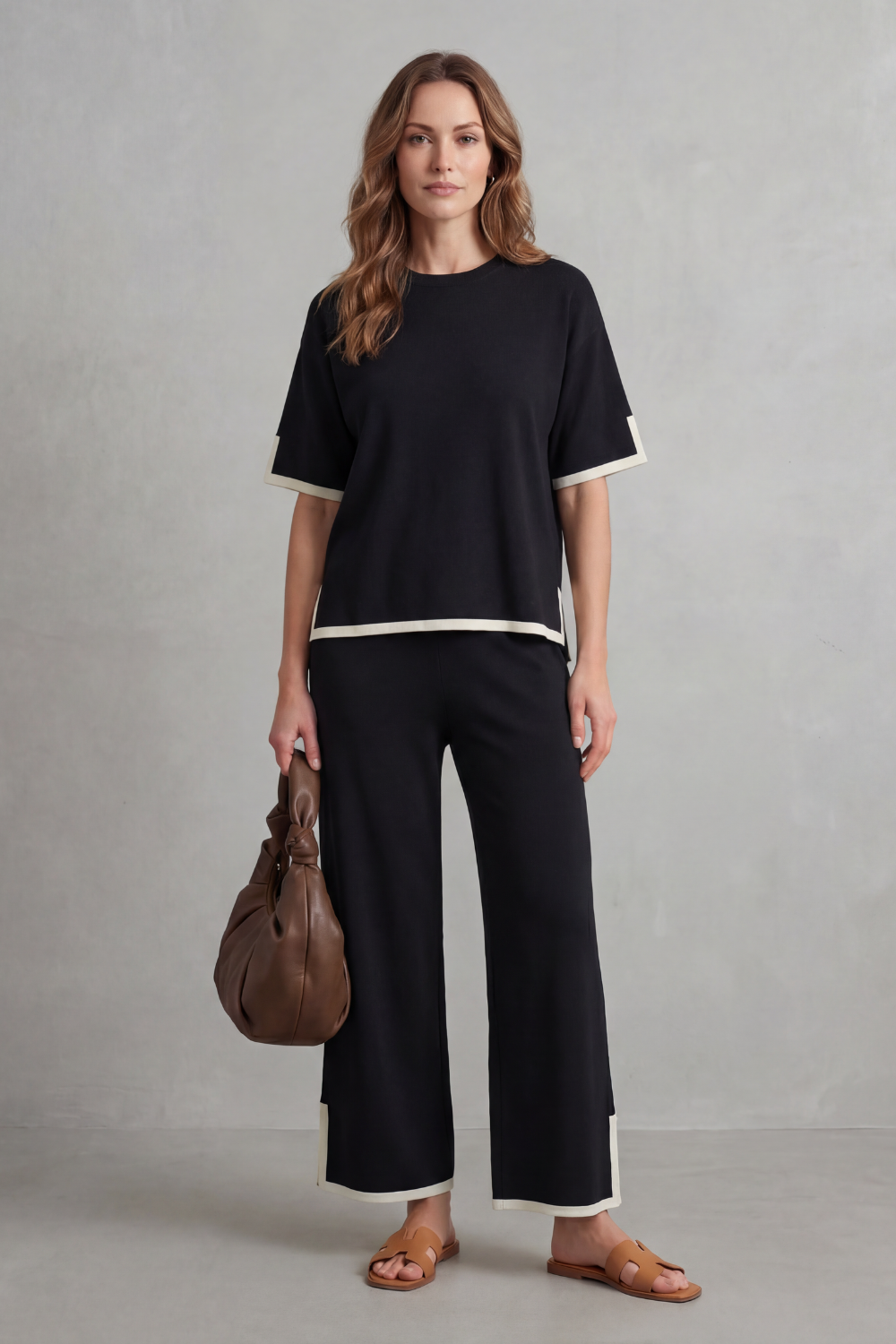 Jeah – Chic Contrast Trim – Lounge Set-10490774651223-ZARA MAE LONDON