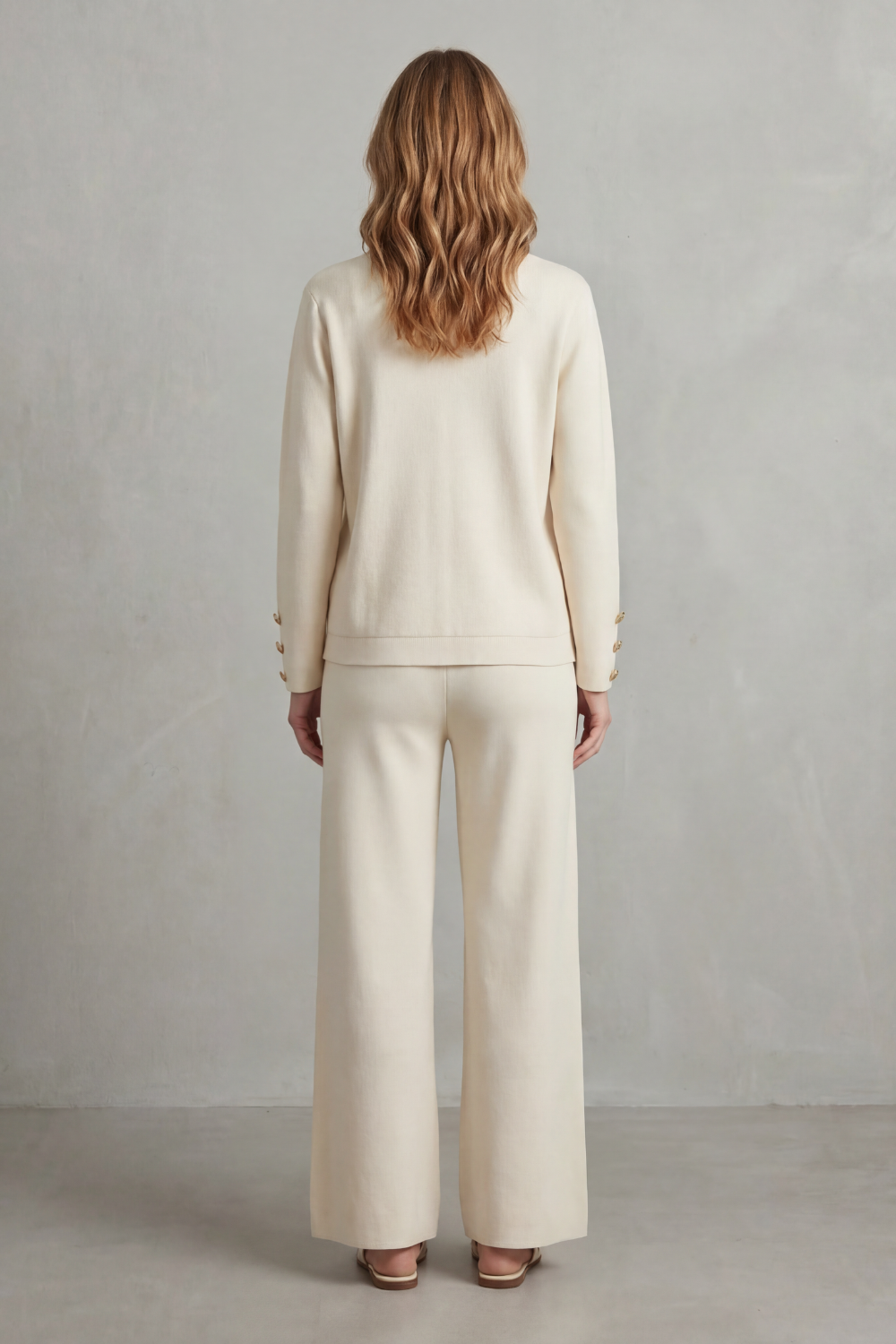 Livia – Gold button detail – Buttoned lounge set-10490773799255-ZARA MAE LONDON