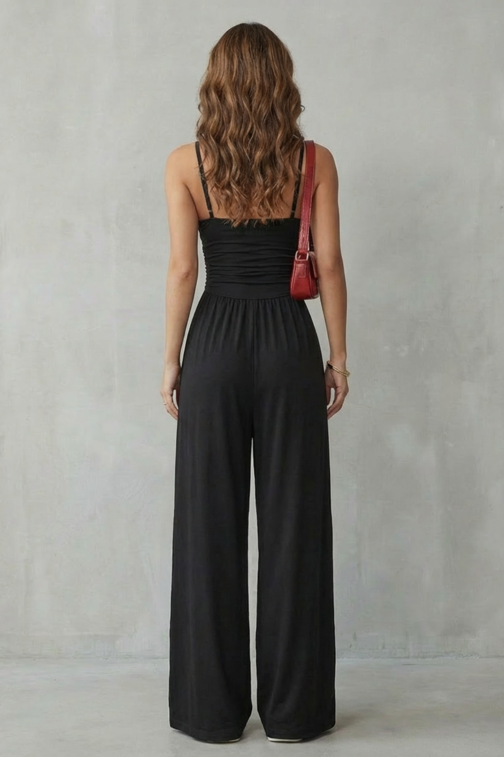 Lunarra – Double strap fit – Wide-leg jumpsuit-10510237008215-ZARA MAE LONDON