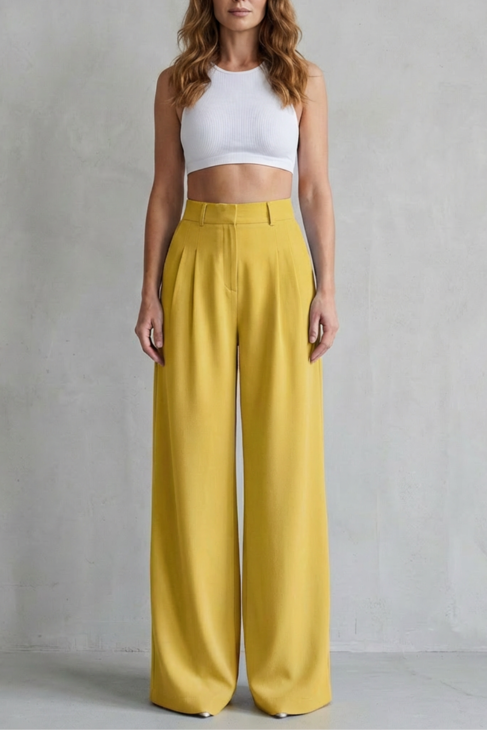 Lunévia – Flowing drape – Wide-leg tailored trousers-10507975622999-ZARA MAE LONDON