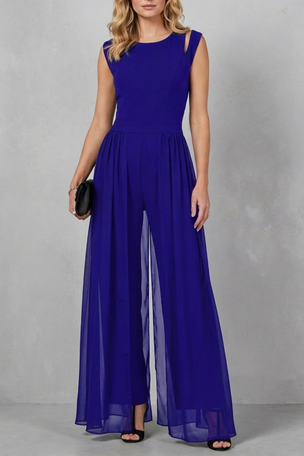 Maelira – Sheer panel cutout – Evening jumpsuit-10510486602071-ZARA MAE LONDON