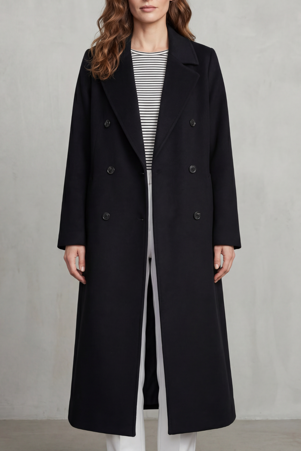Maelisette – Double-breasted design – Wool blend coat-10494036640087-ZARA MAE LONDON