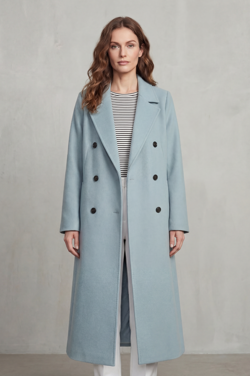 Maelisette – Double-breasted design – Wool blend coat-10494036640087-ZARA MAE LONDON