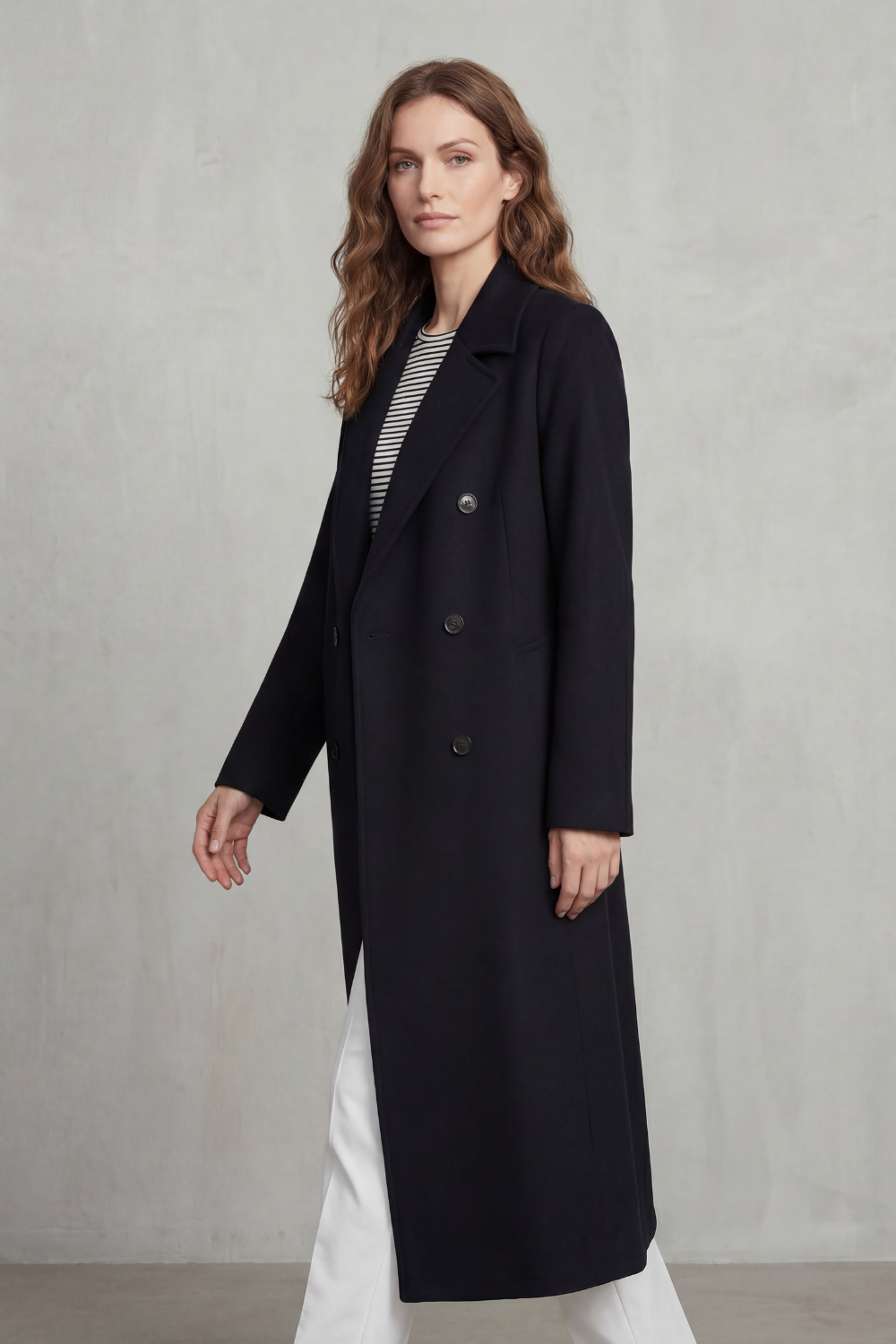 Maelisette – Double-breasted design – Wool blend coat-10494036640087-ZARA MAE LONDON