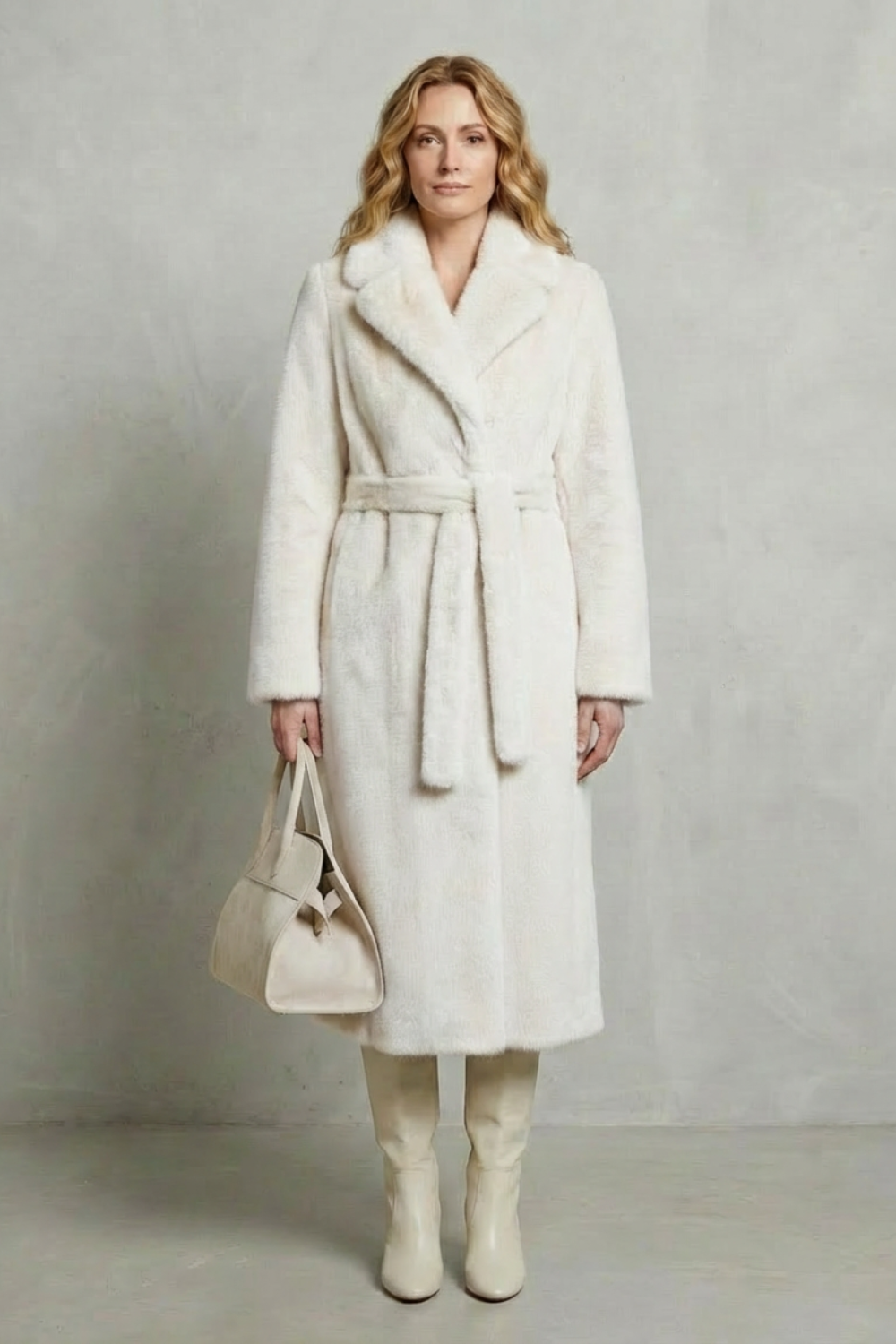 Marivonne – Oversized silhouette – Faux fur long coat-10494035165527-ZARA MAE LONDON