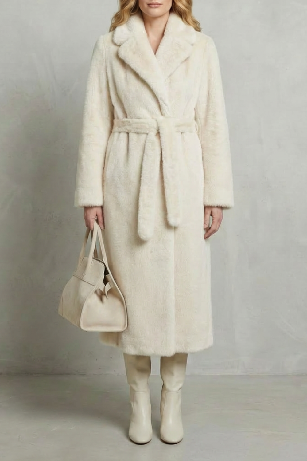 Marivonne – Oversized silhouette – Faux fur long coat-10494035165527-ZARA MAE LONDON