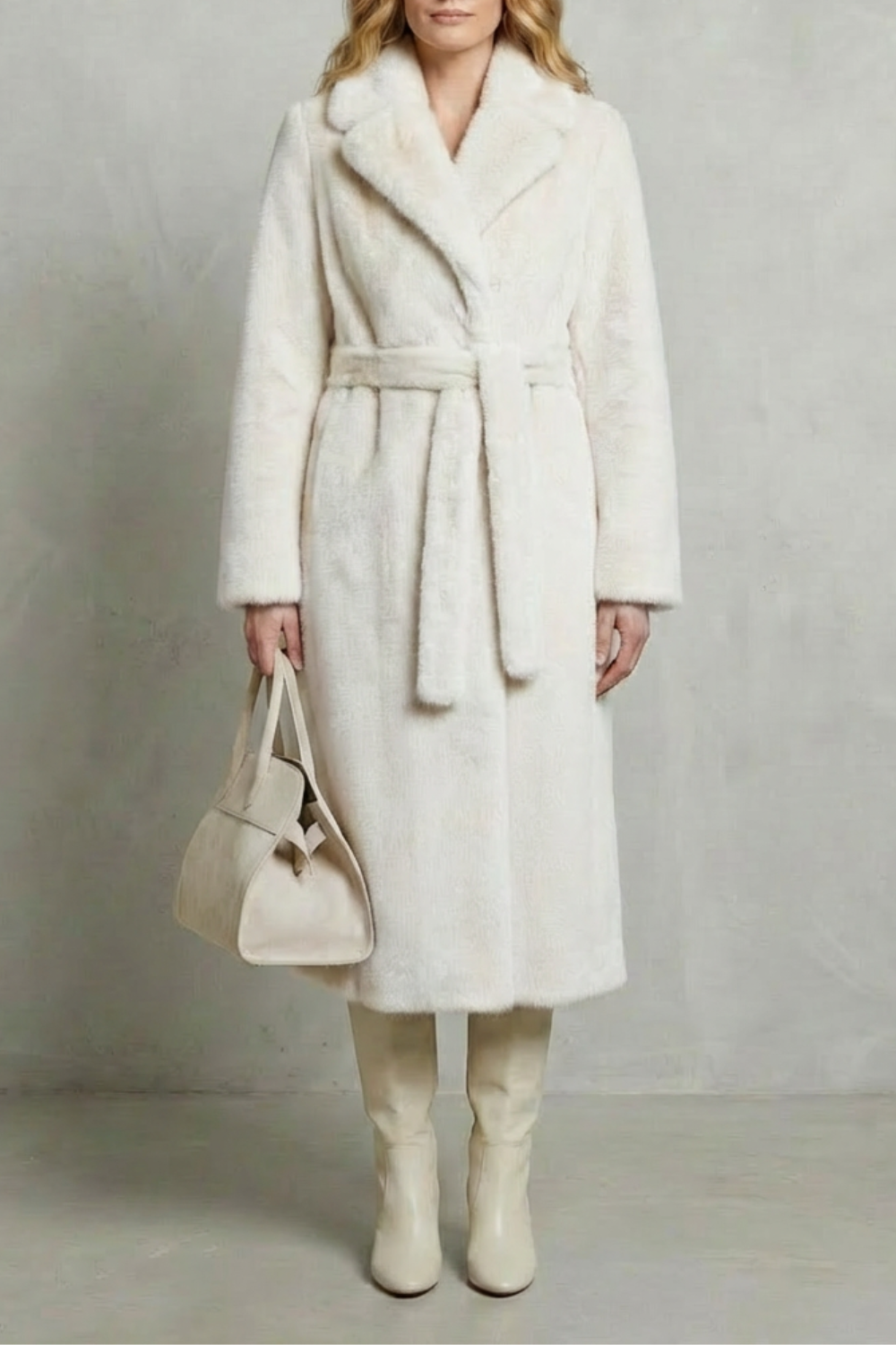 Marivonne – Oversized silhouette – Faux fur long coat-10494035165527-ZARA MAE LONDON