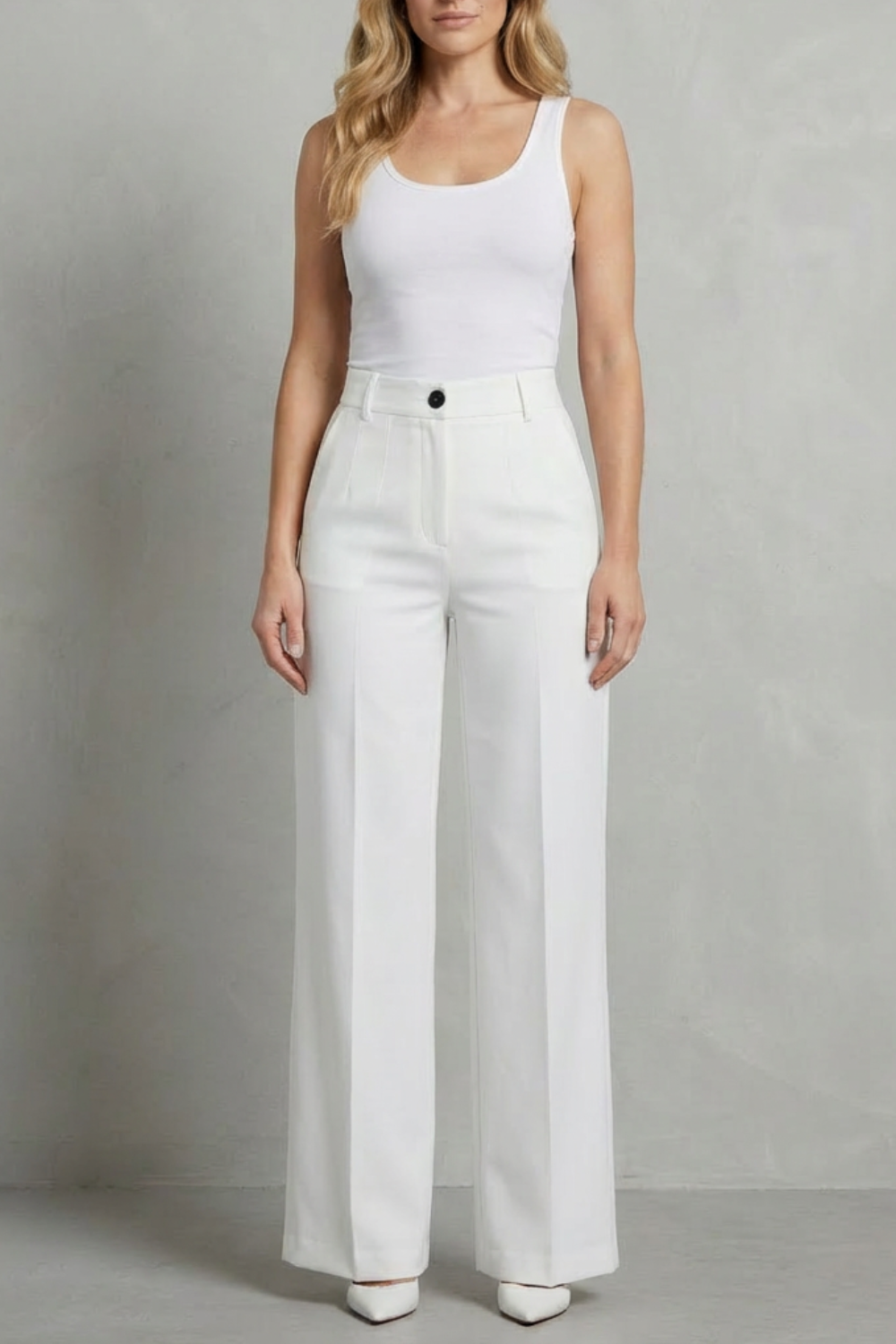 Mirelline – Sleek tailoring – High-waist straight-leg trousers-10507969036631-ZARA MAE LONDON