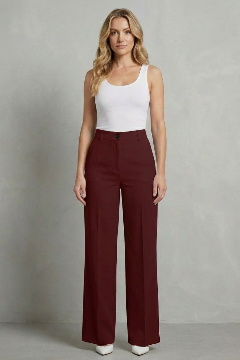 Mirelline – Sleek tailoring – High-waist straight-leg trousers-10507969036631-ZARA MAE LONDON