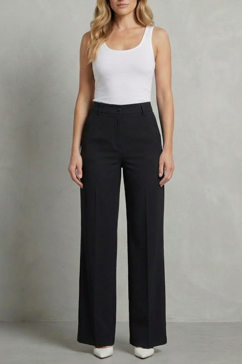 Mirelline – Sleek tailoring – High-waist straight-leg trousers-10507969036631-ZARA MAE LONDON