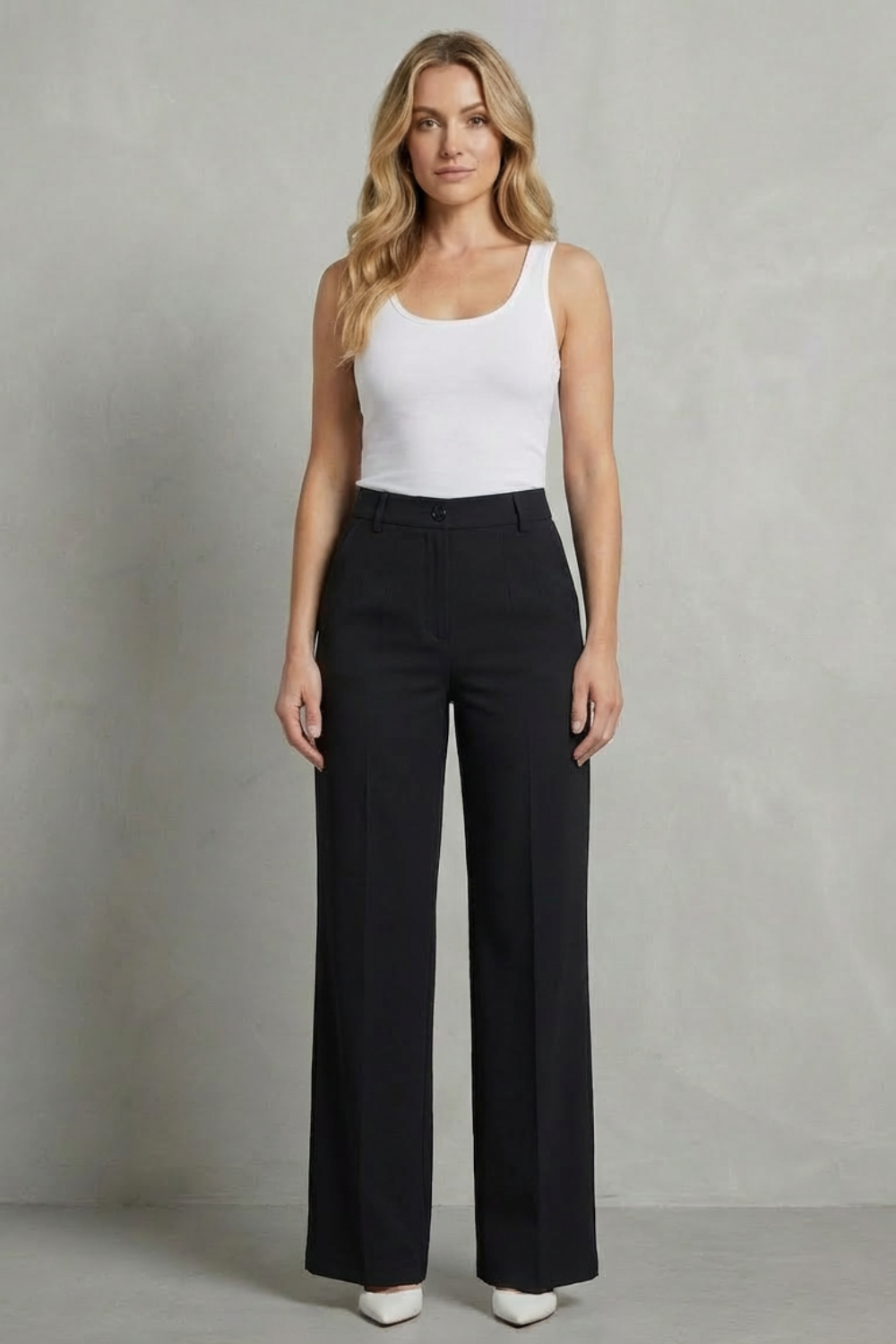 Mirelline – Sleek tailoring – High-waist straight-leg trousers-10507969036631-ZARA MAE LONDON