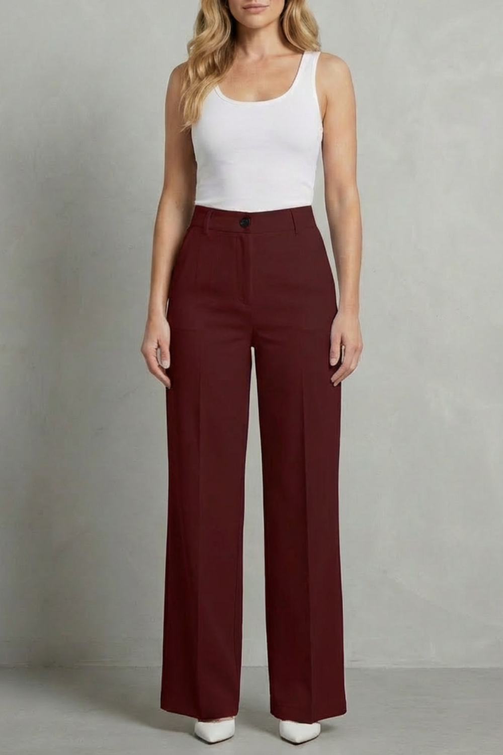 Mirelline – Sleek tailoring – High-waist straight-leg trousers-10507969036631-ZARA MAE LONDON
