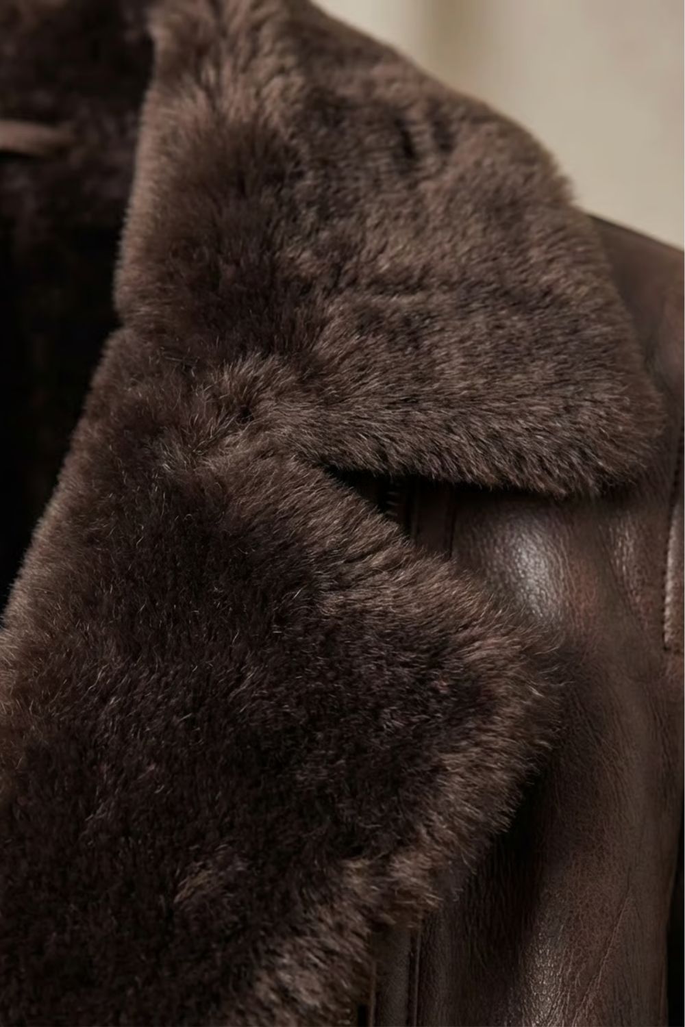 Ravella – Shearling-lined elegance – Leather jacket-10476859523415-ZARA MAE LONDON