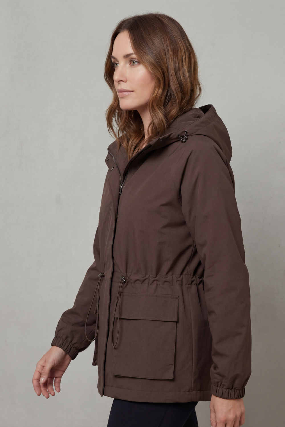 Ravelle – Utility style – Drawstring waterproof jacket-10494040768855-ZARA MAE LONDON