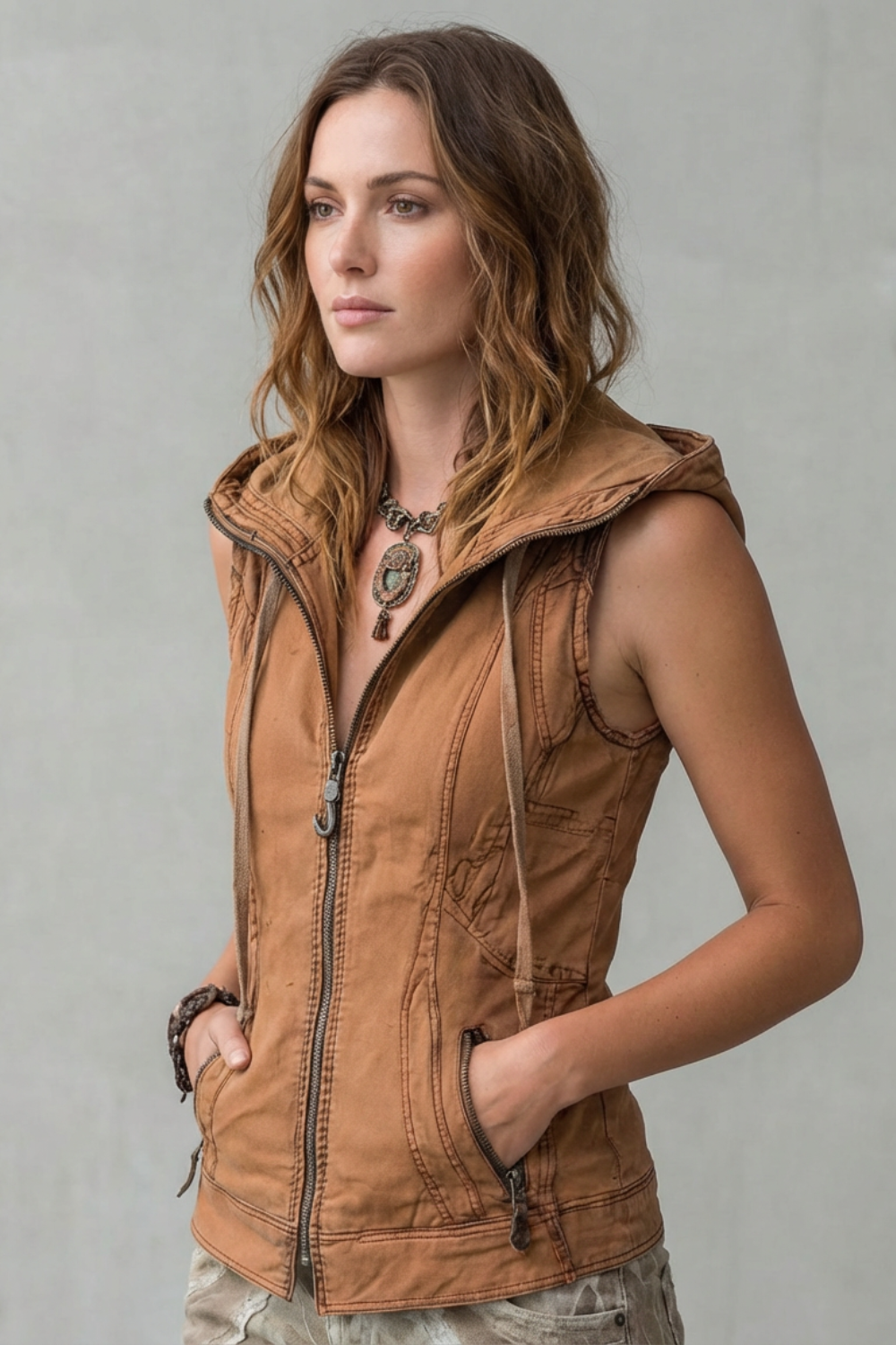 Rovenca – Urban edge – Hooded utility vest-10497645838679-ZARA MAE LONDON