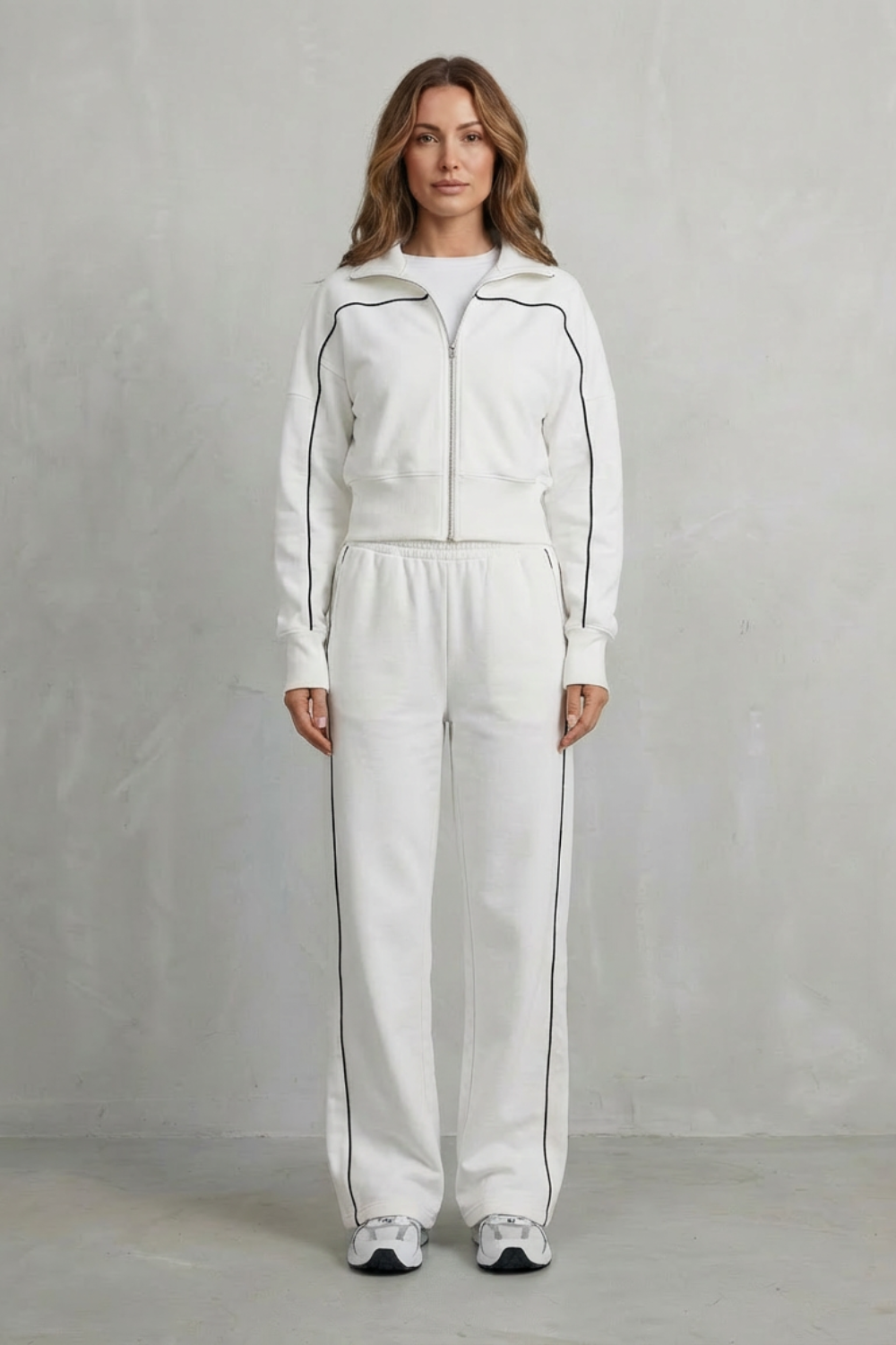 Savina – Urban Edge Piped Zip Jacket & Wide-Leg Pants Set-10508125569367-ZARA MAE LONDON