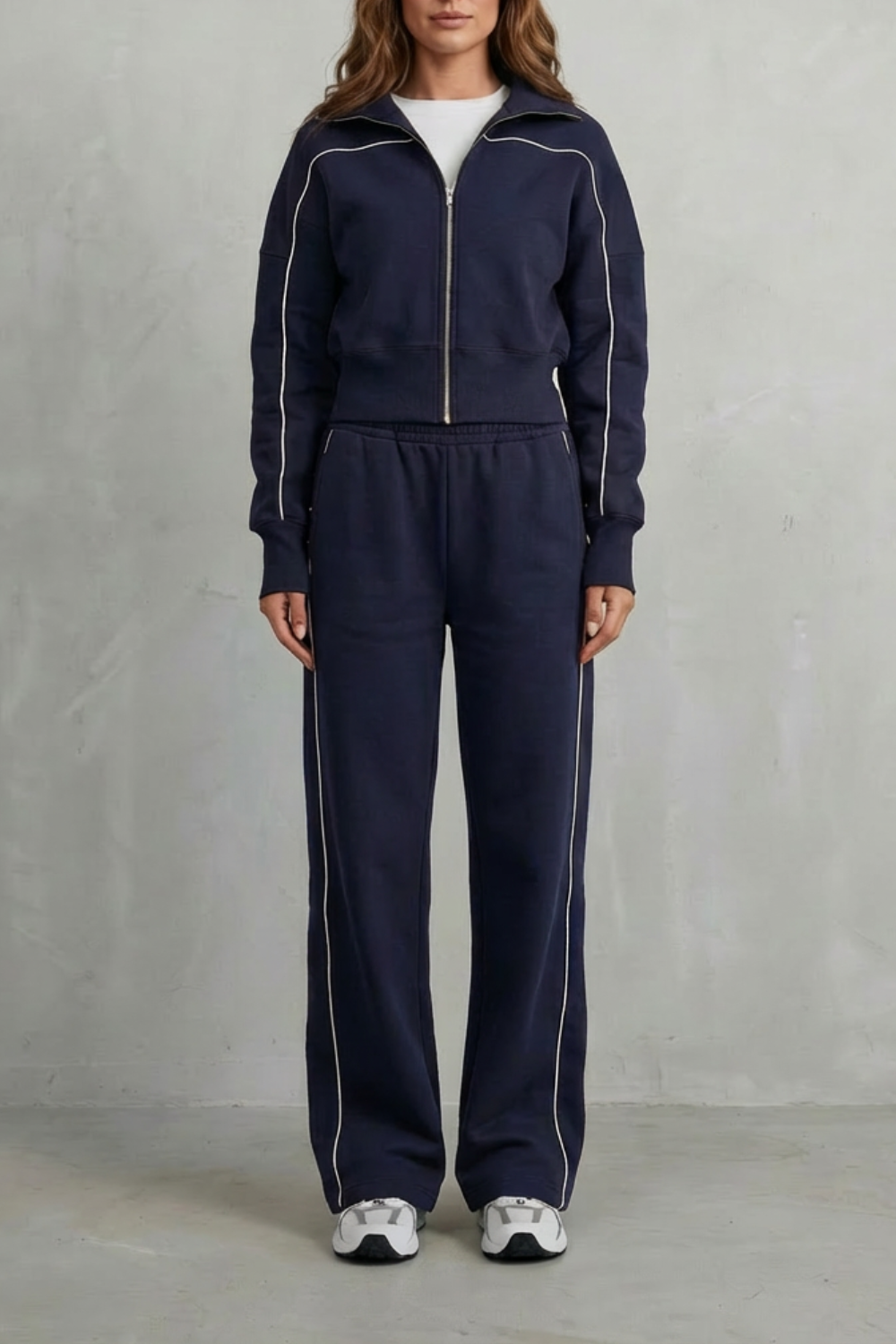 Savina – Urban Edge Piped Zip Jacket & Wide-Leg Pants Set-10508125569367-ZARA MAE LONDON