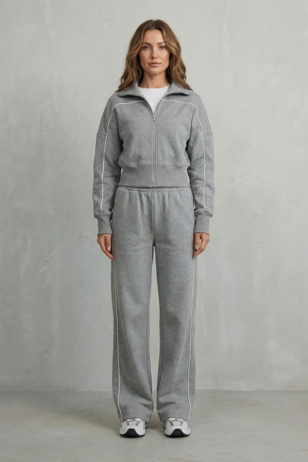 Savina – Urban Edge Piped Zip Jacket & Wide-Leg Pants Set-10508125569367-ZARA MAE LONDON