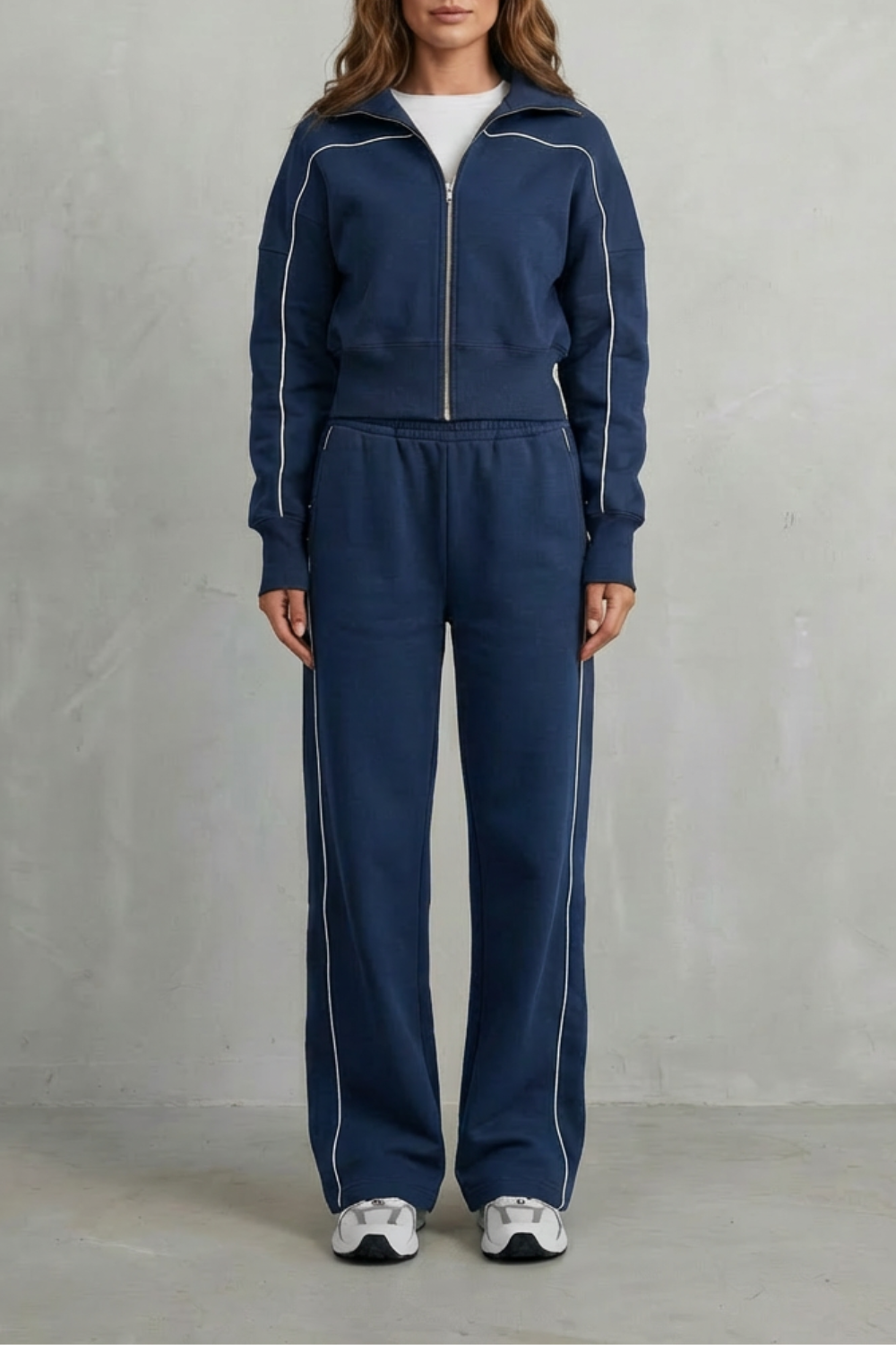 Savina – Urban Edge Piped Zip Jacket & Wide-Leg Pants Set-10508125569367-ZARA MAE LONDON