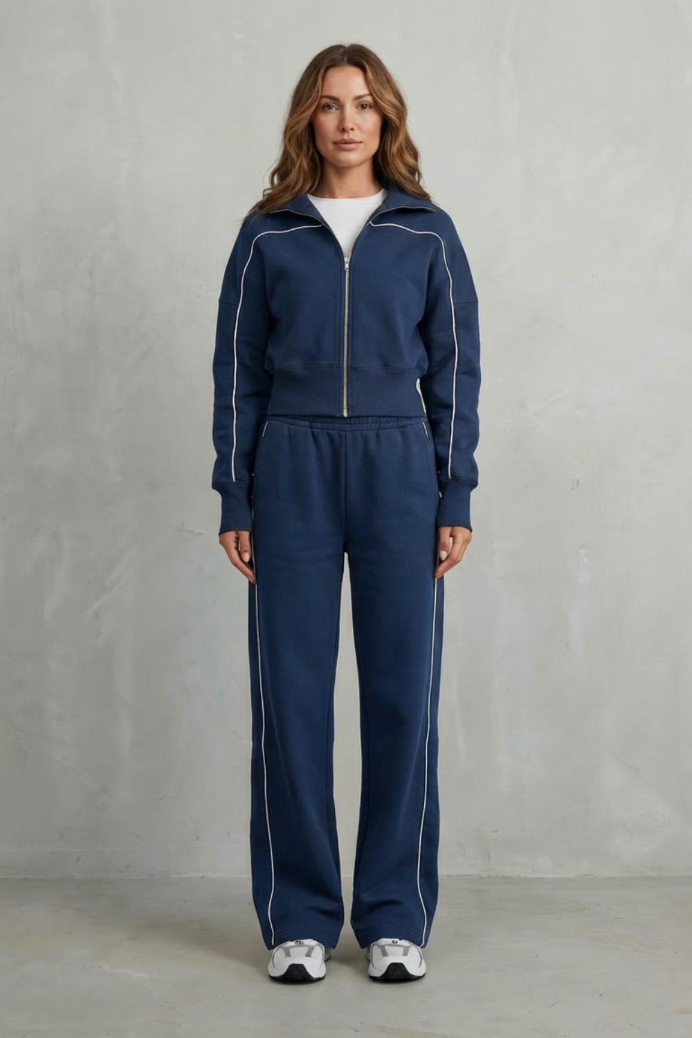 Savina – Urban Edge Piped Zip Jacket & Wide-Leg Pants Set-10508125569367-ZARA MAE LONDON