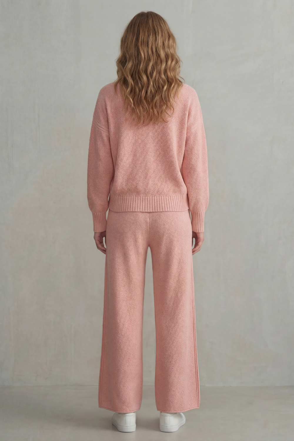 Seria – Textured knit – Comfortable loungewear set-10490772357463-ZARA MAE LONDON