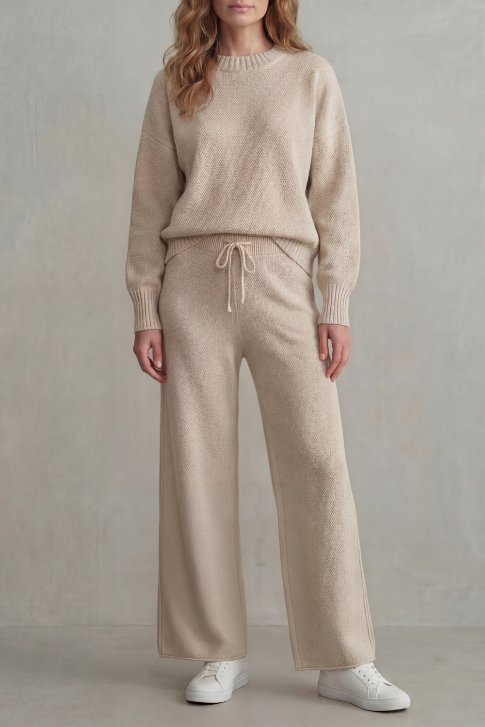 Seria – Textured knit – Comfortable loungewear set-10490772357463-ZARA MAE LONDON