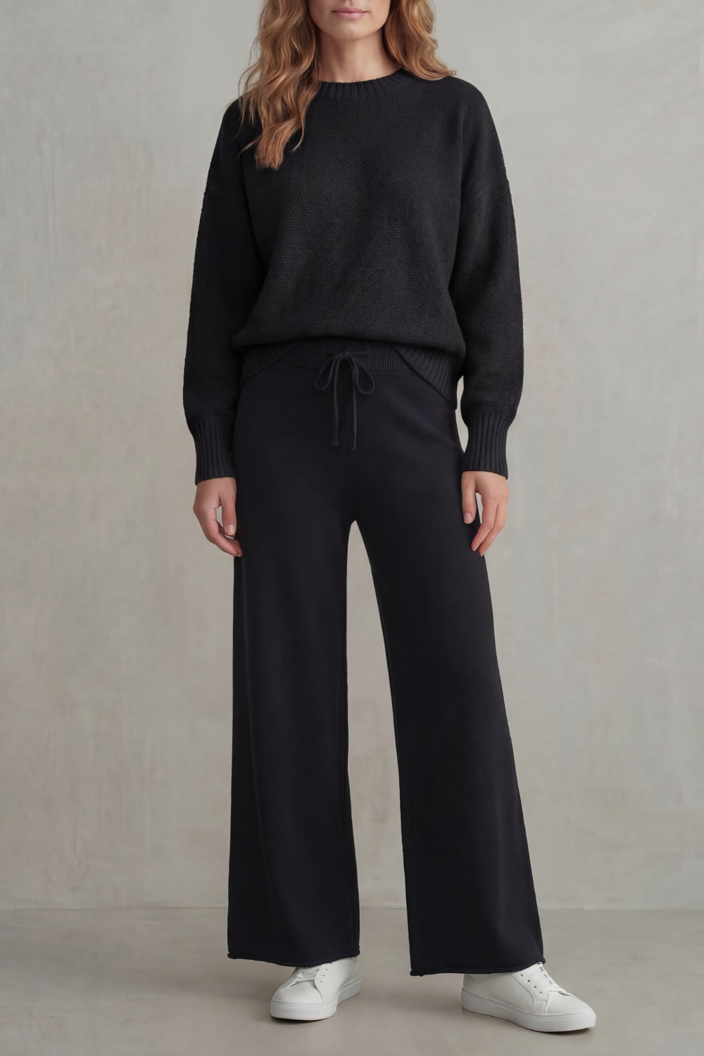 Seria – Textured knit – Comfortable loungewear set-10490772357463-ZARA MAE LONDON