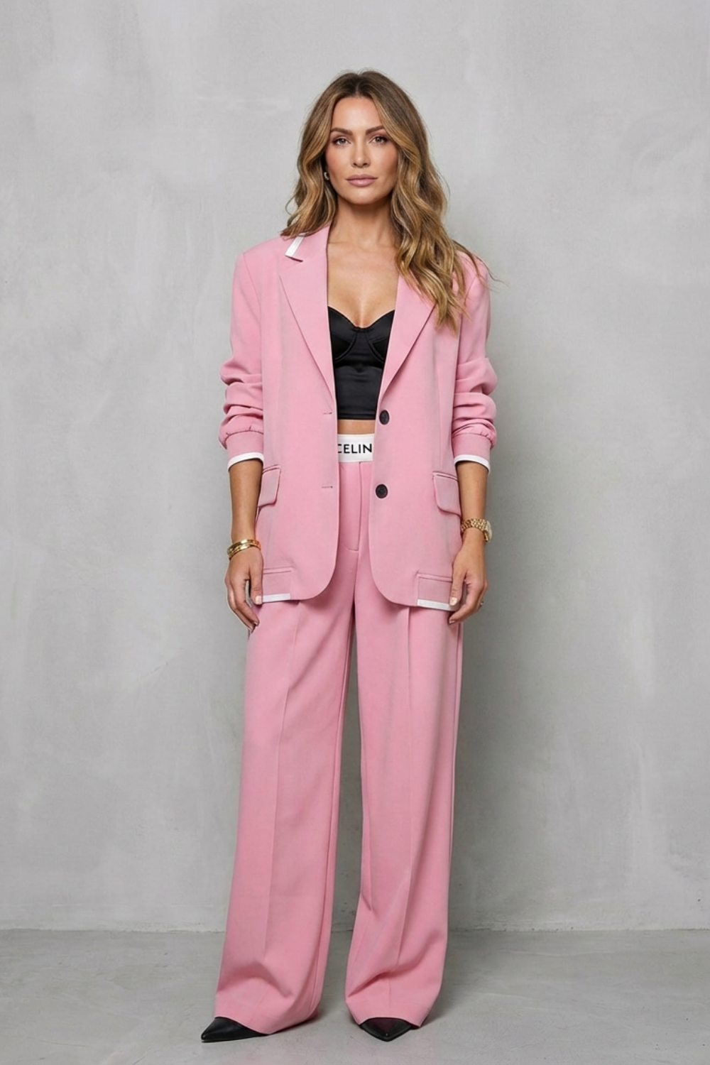 Talia – Elegant Wide-Leg Pantsuit Set – Autumn/Winter Two-Piece Power Look-10494046634327-ZARA MAE LONDON