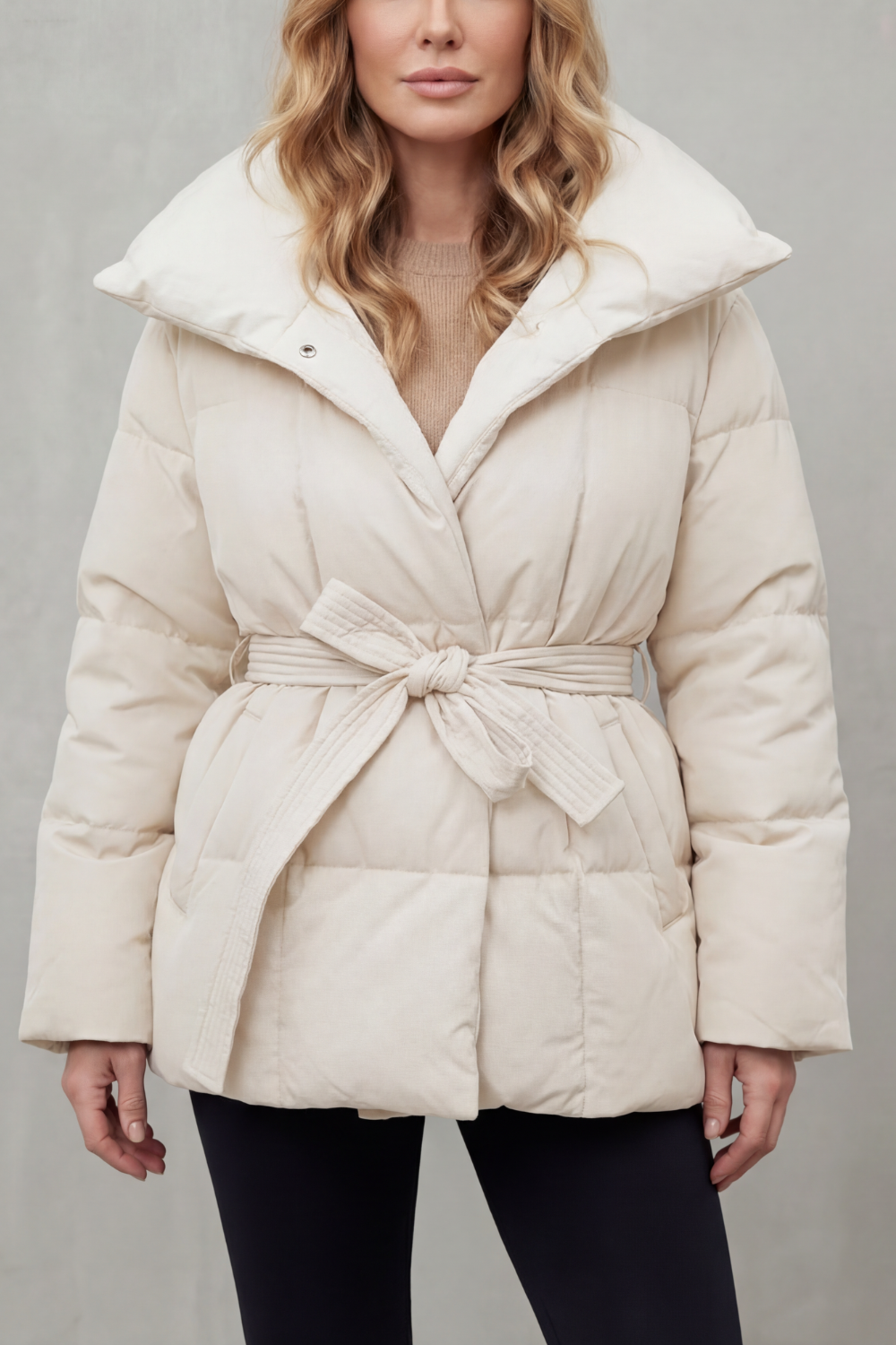 Valmira – Oversized collar – Belted puffer coat-10469897339223-ZARA MAE LONDON