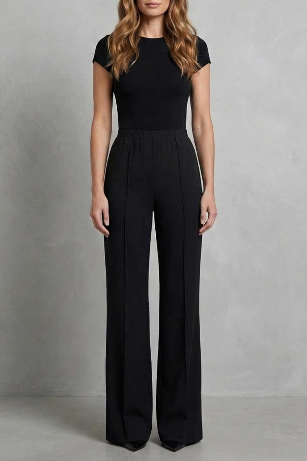Velizza – Streamlined silhouette – High-waist wide-leg trousers-10507967398231-ZARA MAE LONDON
